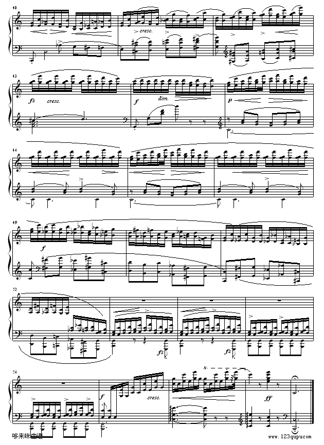 OP10No7-肖邦钢琴曲谱（图3）
