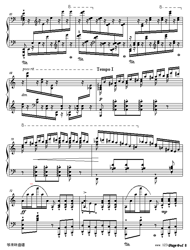 李斯特超凡练习曲第二首-李斯特钢琴曲谱（图6）