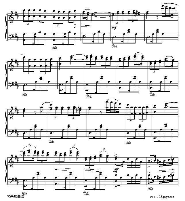 鸽子-伊拉迪尔钢琴曲谱（图3）