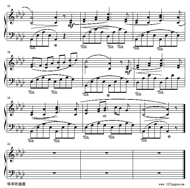 珍重再见-李柳卡拉尼钢琴曲谱（图2）