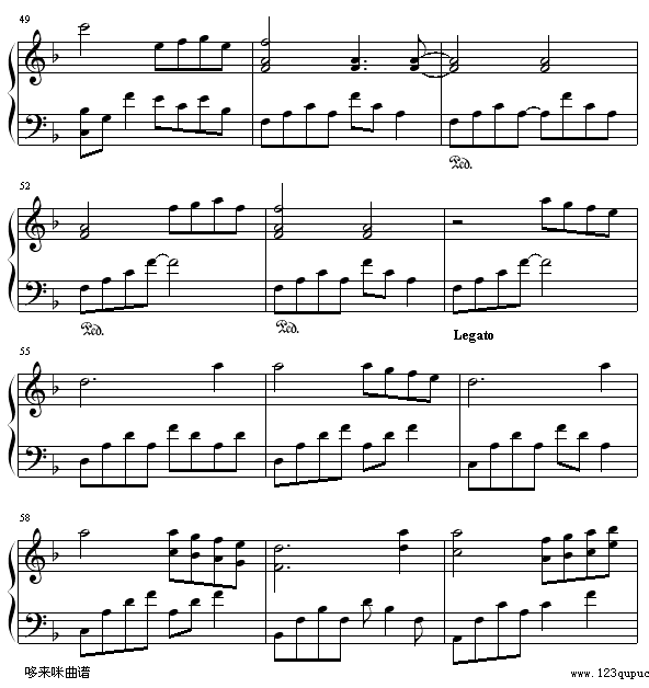 日晷之梦-凯文科恩钢琴曲谱（图5）
