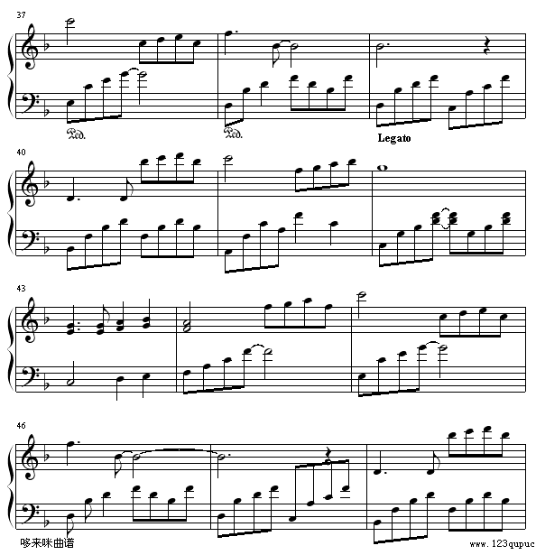 日晷之梦-凯文科恩钢琴曲谱（图4）
