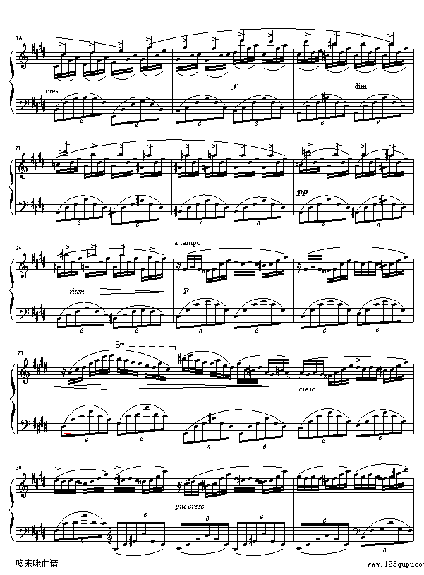 幻想即兴曲-京寒-肖邦钢琴曲谱（图2）