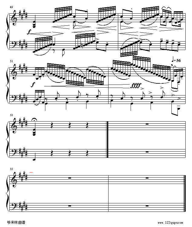 快乐的铁匠-亨德尔钢琴曲谱（图6）