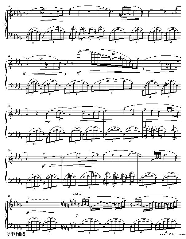 幻想即兴曲-京寒-肖邦钢琴曲谱（图5）