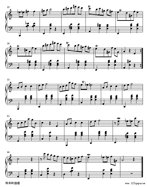 圆舞曲（编号外）-肖邦钢琴曲谱（图2）