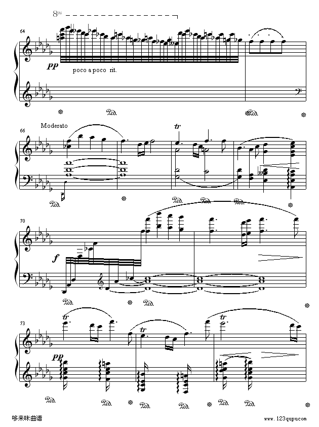 云雀-巴拉基列夫钢琴曲谱（图8）