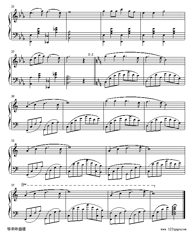 春野-班得瑞钢琴曲谱（图2）