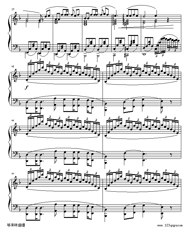 失乐园-世界名曲钢琴曲谱（图3）