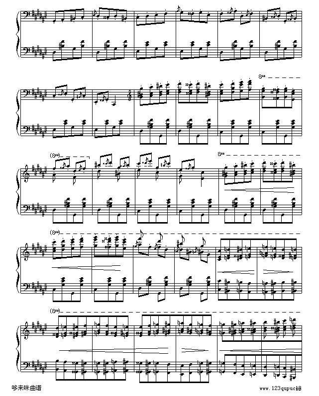 匈牙利狂想曲第二号-李斯特钢琴曲谱（图13）