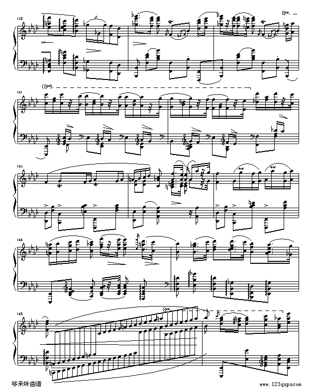 英雄波兰舞曲-肖邦钢琴曲谱（图13）