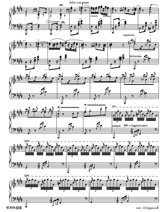 匈牙利狂想曲第二号-李斯特钢琴曲谱（图2）