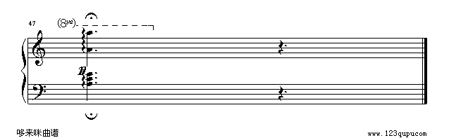 怀念的山谷-克莱德曼钢琴曲谱（图3）