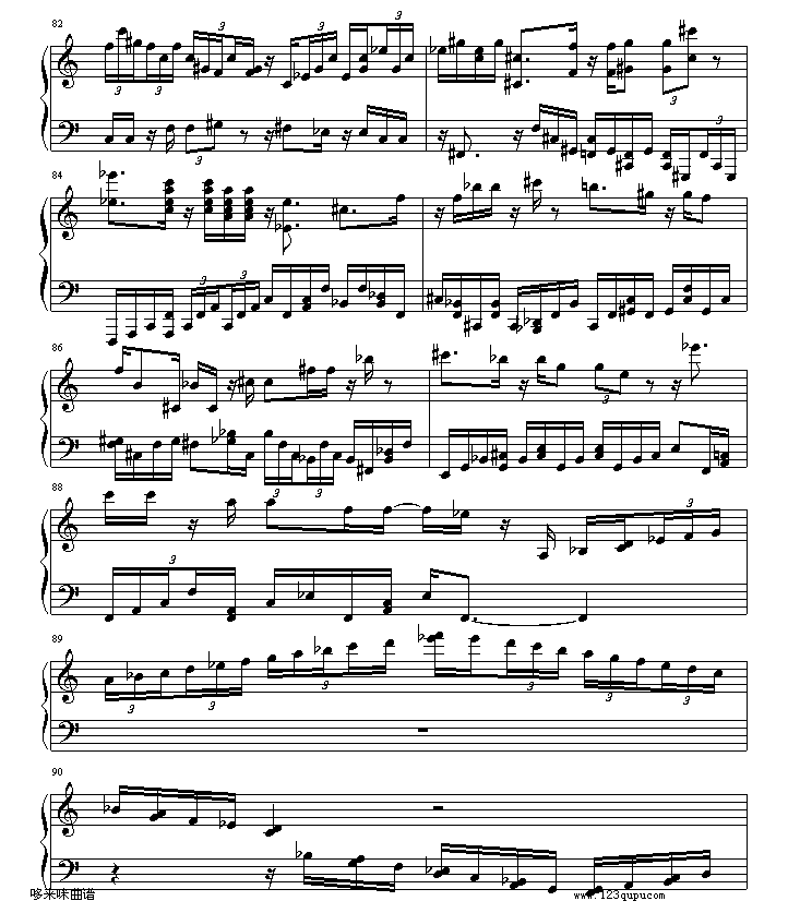 绮想輪旋曲-贝多芬钢琴曲谱（图11）