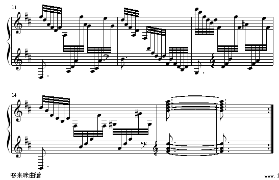 练习曲（Ｎo.17）-克拉莫钢琴曲谱（图2）