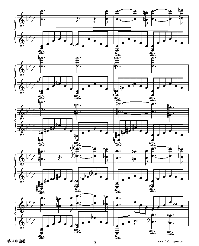 爱之梦-克莱德曼钢琴曲谱（图3）