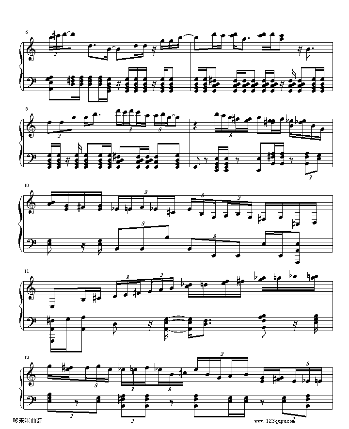 绮想輪旋曲-贝多芬钢琴曲谱（图2）