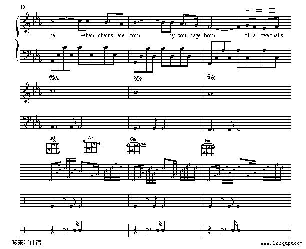 罗密欧与茱丽叶-总谱-克莱德曼钢琴曲谱（图4）