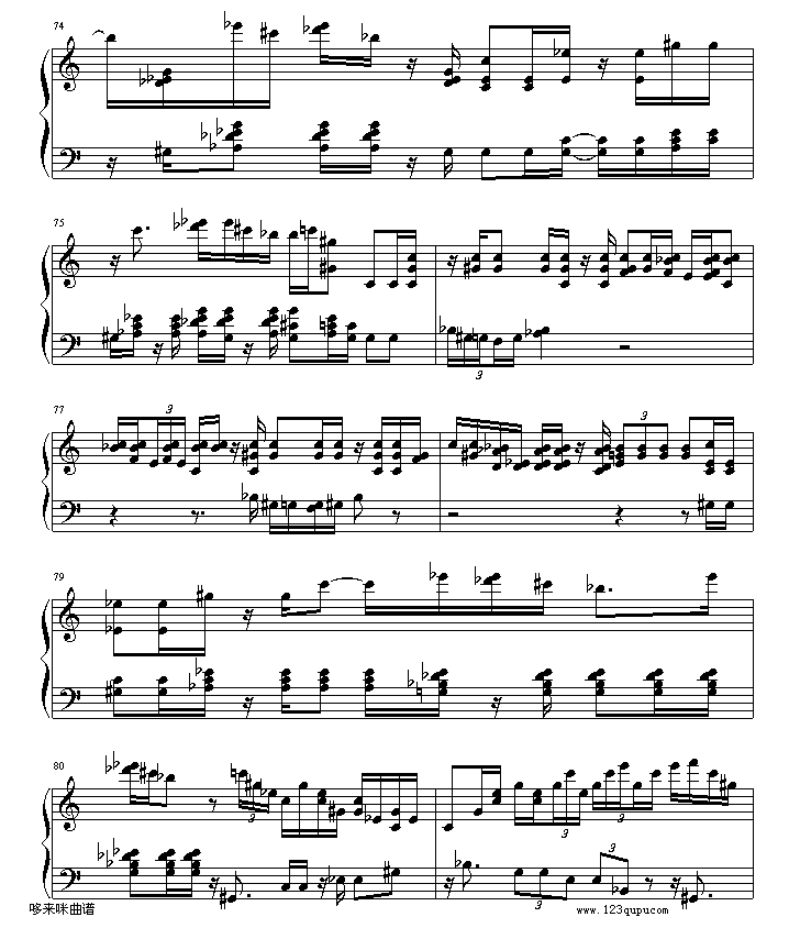绮想輪旋曲-贝多芬钢琴曲谱（图10）
