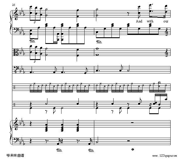 罗密欧与茱丽叶-总谱-克莱德曼钢琴曲谱（图9）