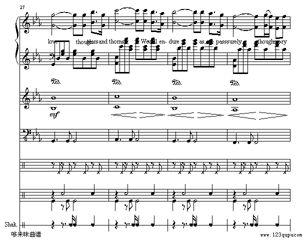 罗密欧与茱丽叶-总谱-克莱德曼钢琴曲谱（图10）