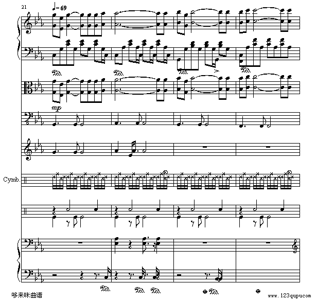 罗密欧与茱丽叶-总谱-克莱德曼钢琴曲谱（图8）