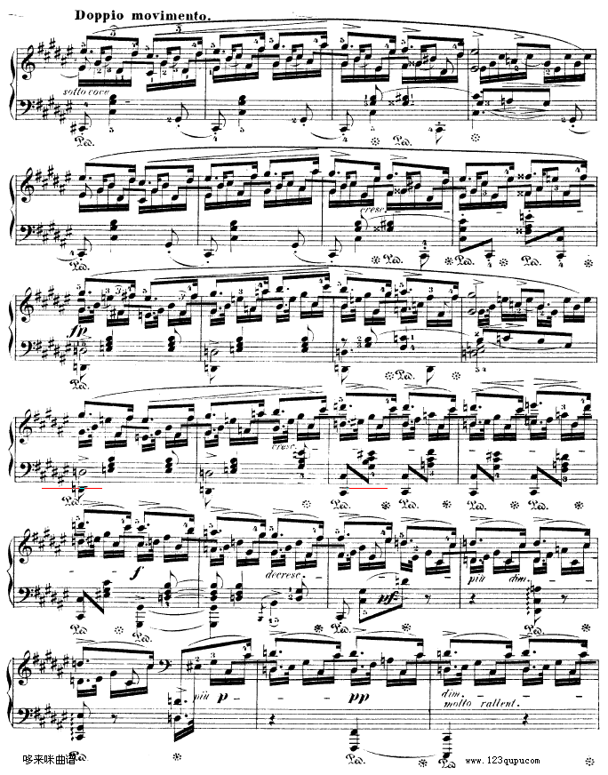 升F大调夜曲作品15号 - Nocturne Op.15 No.3-肖邦钢琴曲谱（图2）