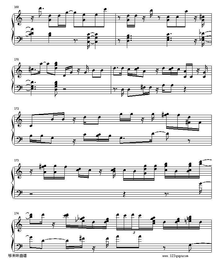 绮想輪旋曲-贝多芬钢琴曲谱（图20）