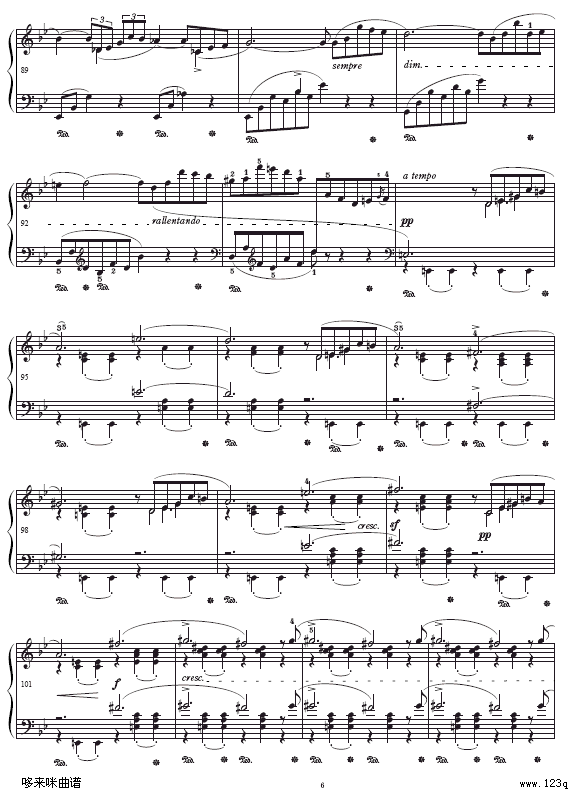 第一叙事曲-Ballade No.1-肖邦钢琴曲谱（图6）