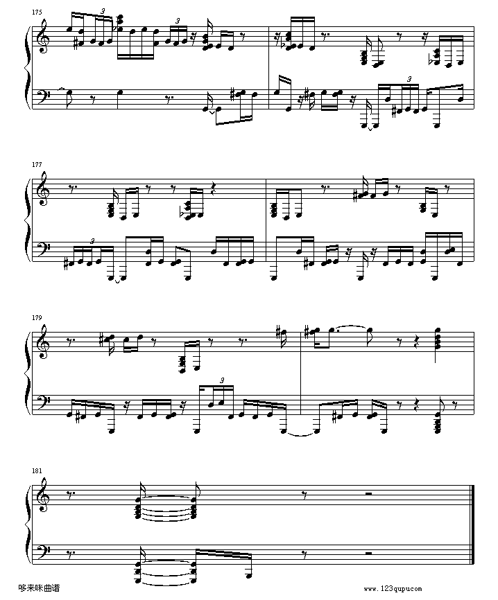 绮想輪旋曲-贝多芬钢琴曲谱（图21）