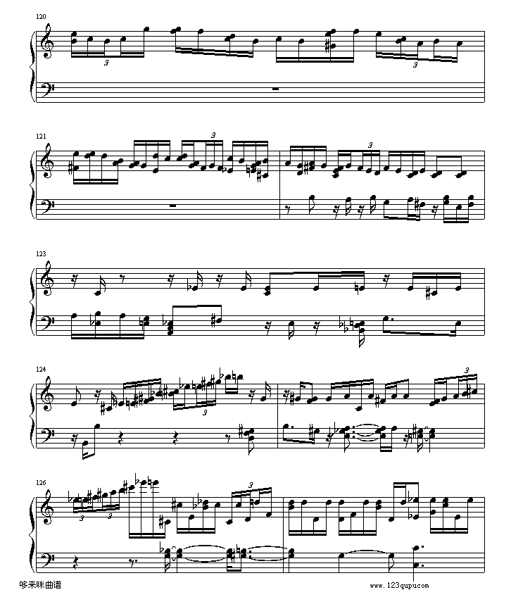 绮想輪旋曲-贝多芬钢琴曲谱（图15）