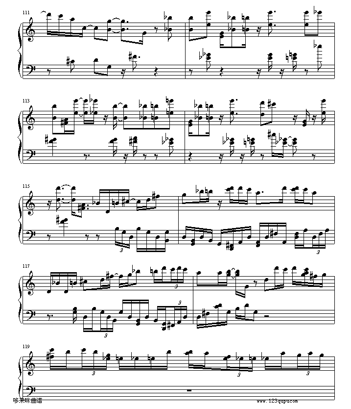 绮想輪旋曲-贝多芬钢琴曲谱（图14）