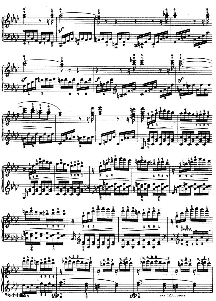 热情奏鸣曲-作品57号(第二十三钢琴奏鸣曲)-贝多芬钢琴曲谱（图21）