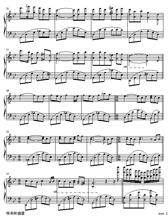 Les Fleurs Sauvages -野花-克莱德曼钢琴曲谱（图2）