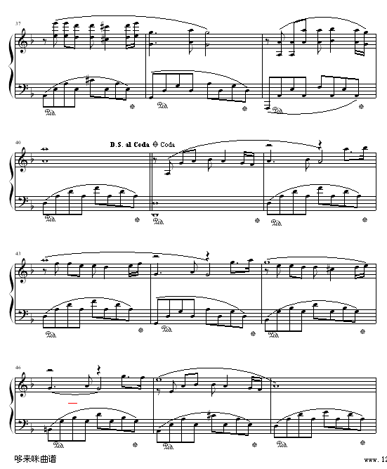 四季之冬-班得瑞钢琴曲谱（图4）
