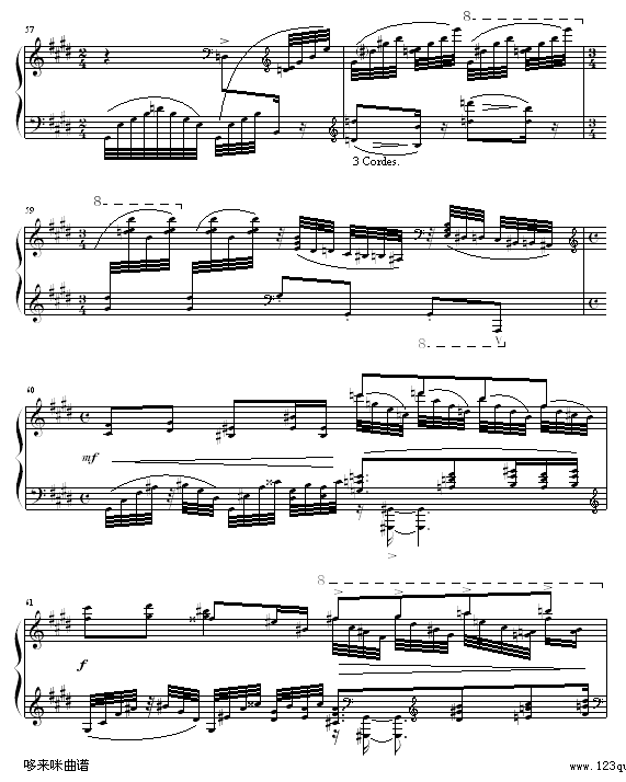 水之嬉戏-拉威尔-Ravel钢琴曲谱（图9）
