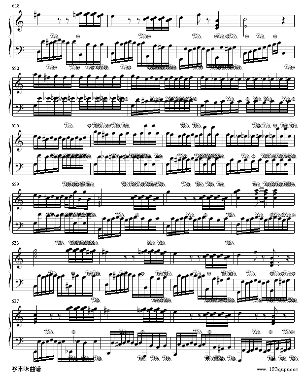 小星星变奏曲-莫扎特钢琴曲谱（图19）