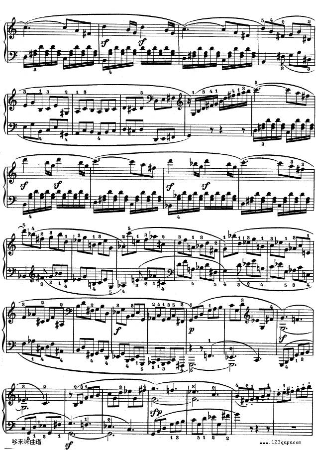 第三钢琴奏鸣曲 -Op.2 No.3-贝多芬钢琴曲谱（图19）