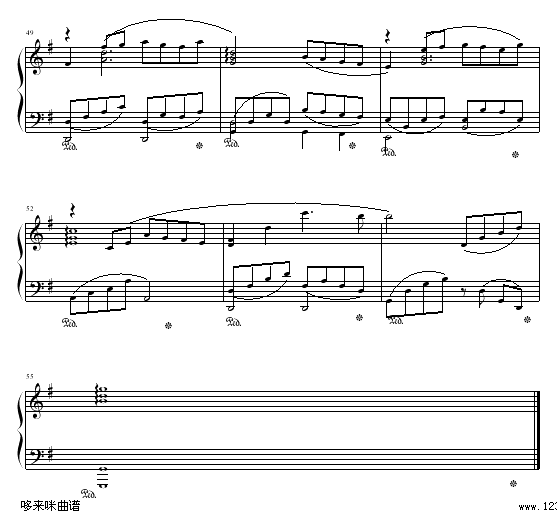 归途-克莱德曼钢琴曲谱（图5）
