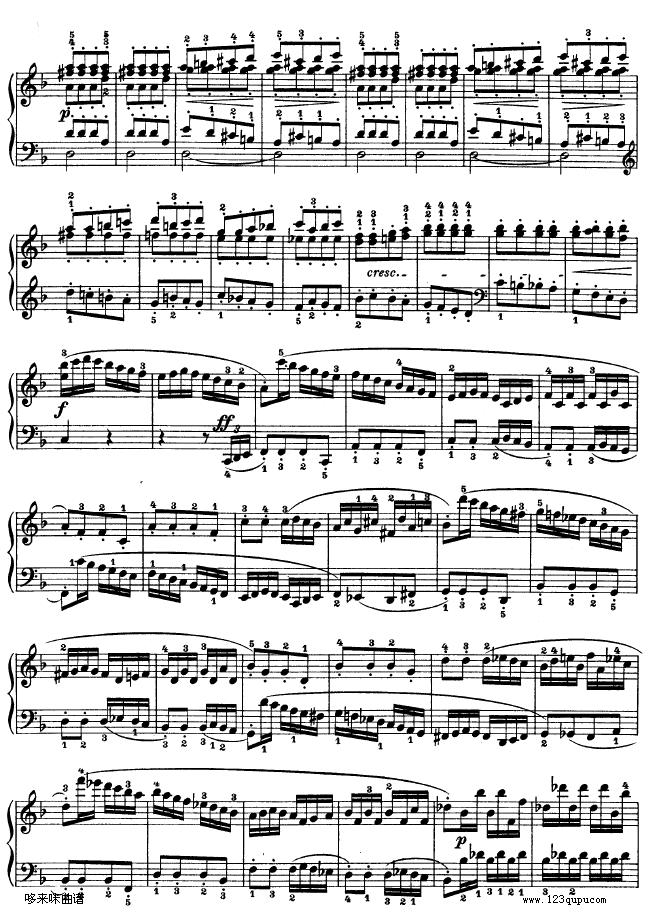 F大调第六钢琴奏鸣曲 - Op.10—2-贝多芬钢琴曲谱（图13）