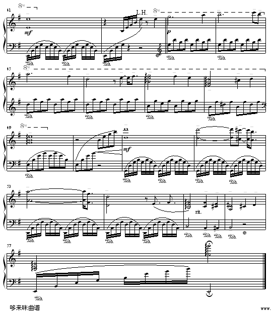 绿袖子 - (修改版）-克莱德曼钢琴曲谱（图3）