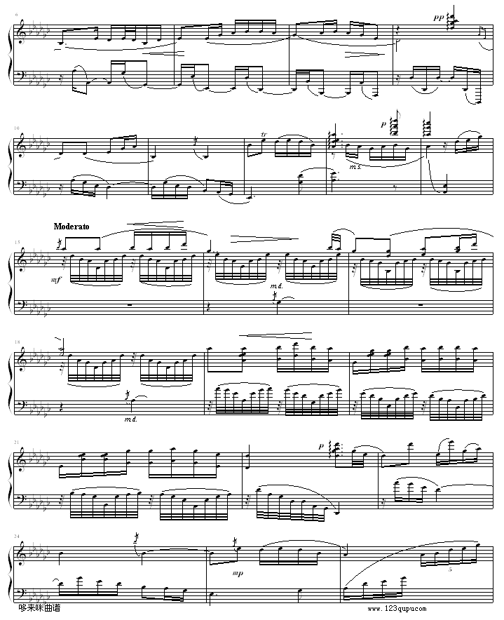 春江花月夜-中国名曲钢琴曲谱（图2）