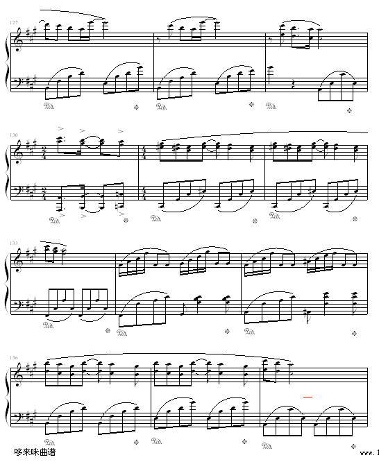 理查德钢琴曲杂集-克莱德曼钢琴曲谱（图11）