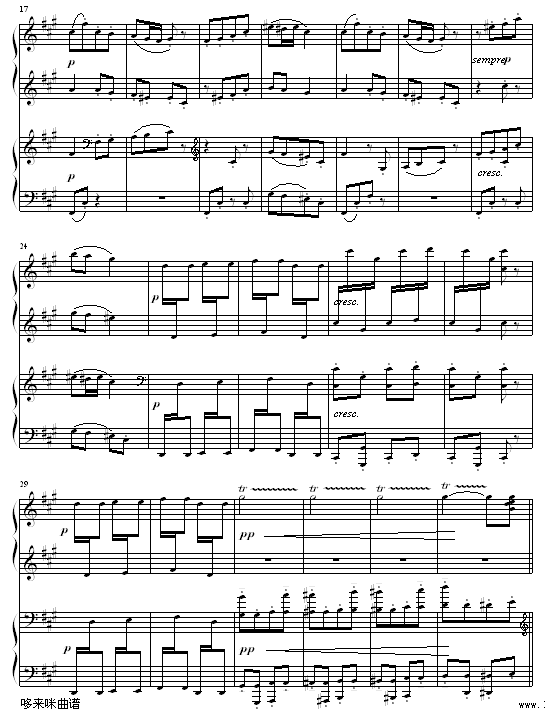 卡门序曲-世界名曲钢琴曲谱（图2）