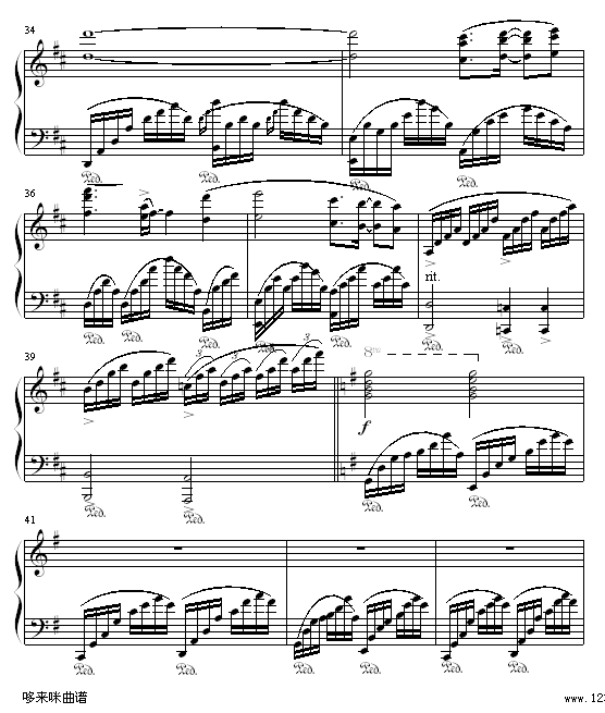 拉.梅尔-克莱德曼钢琴曲谱（图4）