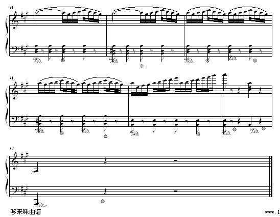 西班牙舞曲-肖斯塔科维奇钢琴曲谱（图6）