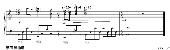 蓝色的爱 - dtsrichard版-克莱德曼钢琴曲谱（图4）