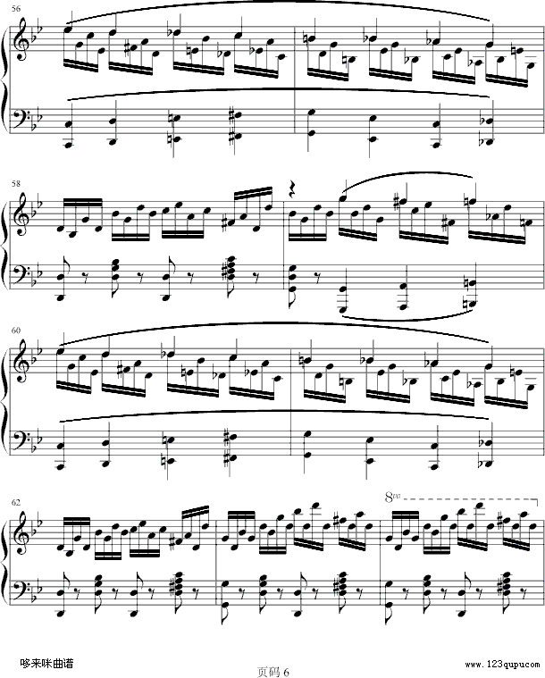 练习曲　NO.14-车尔尼钢琴曲谱（图6）