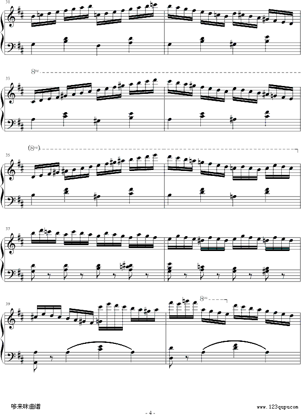 练习曲-Op.740 No.3-车尔尼钢琴曲谱（图4）