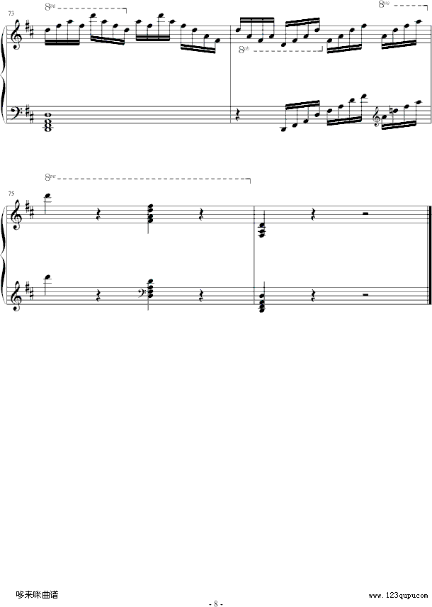 练习曲-Op.740 No.3-车尔尼钢琴曲谱（图8）